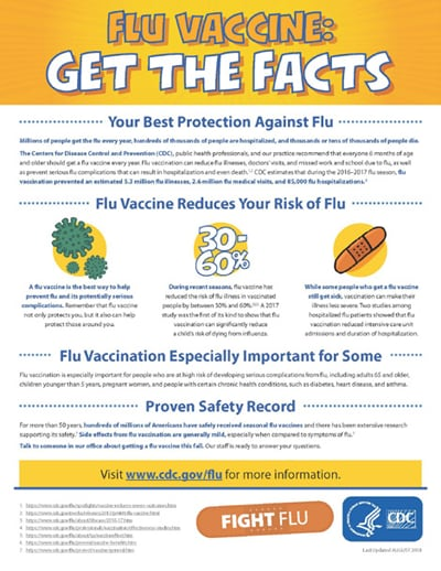 Tools To Prepare Your Practice For Flu Season CDC - Schedule A Flu Vaccine